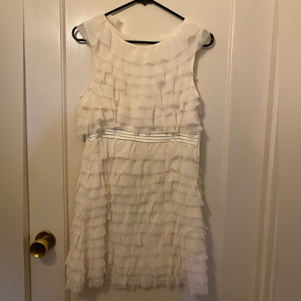 Shu Lami frilly mini dress